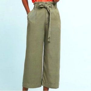 Anthropologie Blythe Wide-Leg Pants Green Size 0